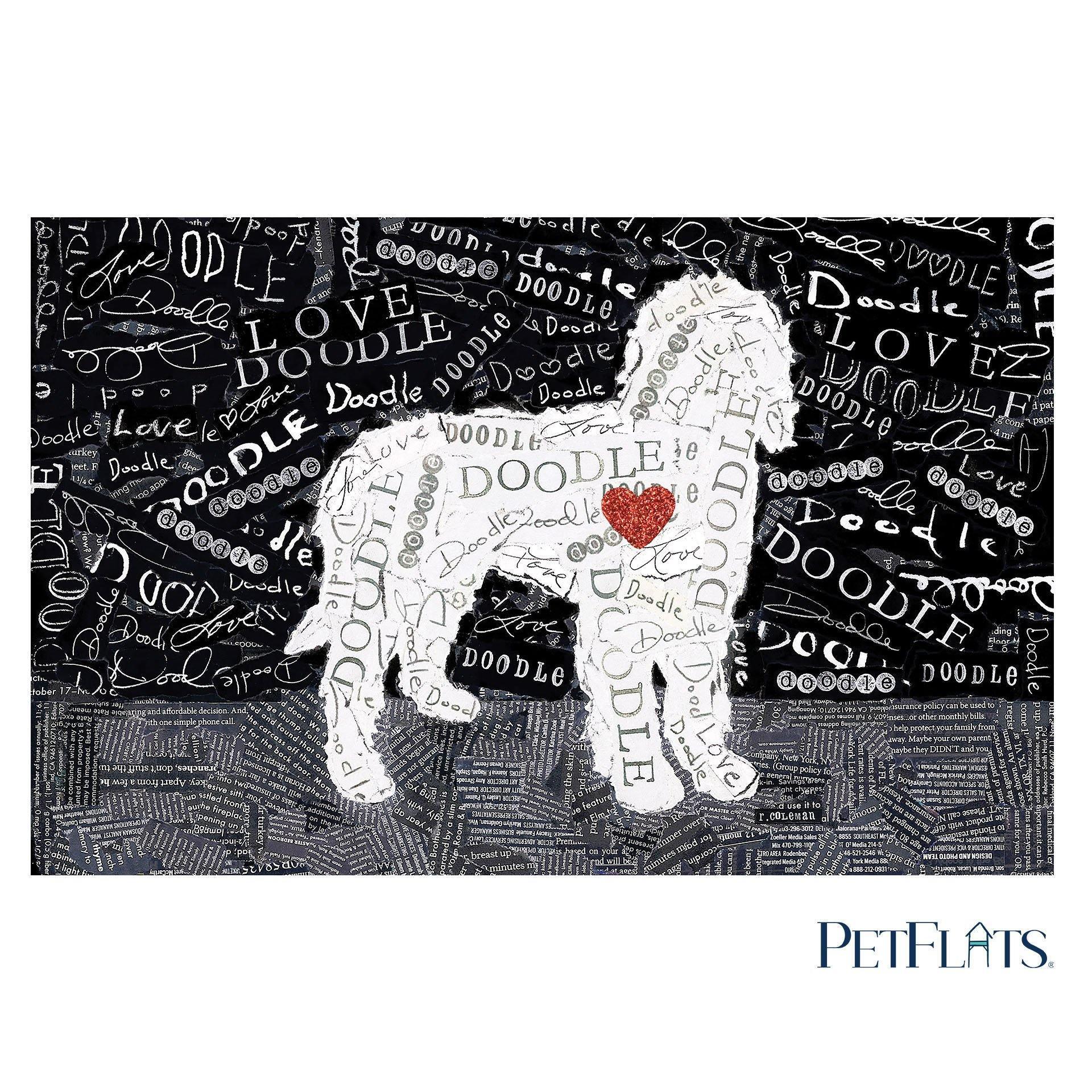 Doodle PetFlat - Premium Vinyl Mat - Carolina Creekhouse Easy to Clean Premium Vinyl Mats
