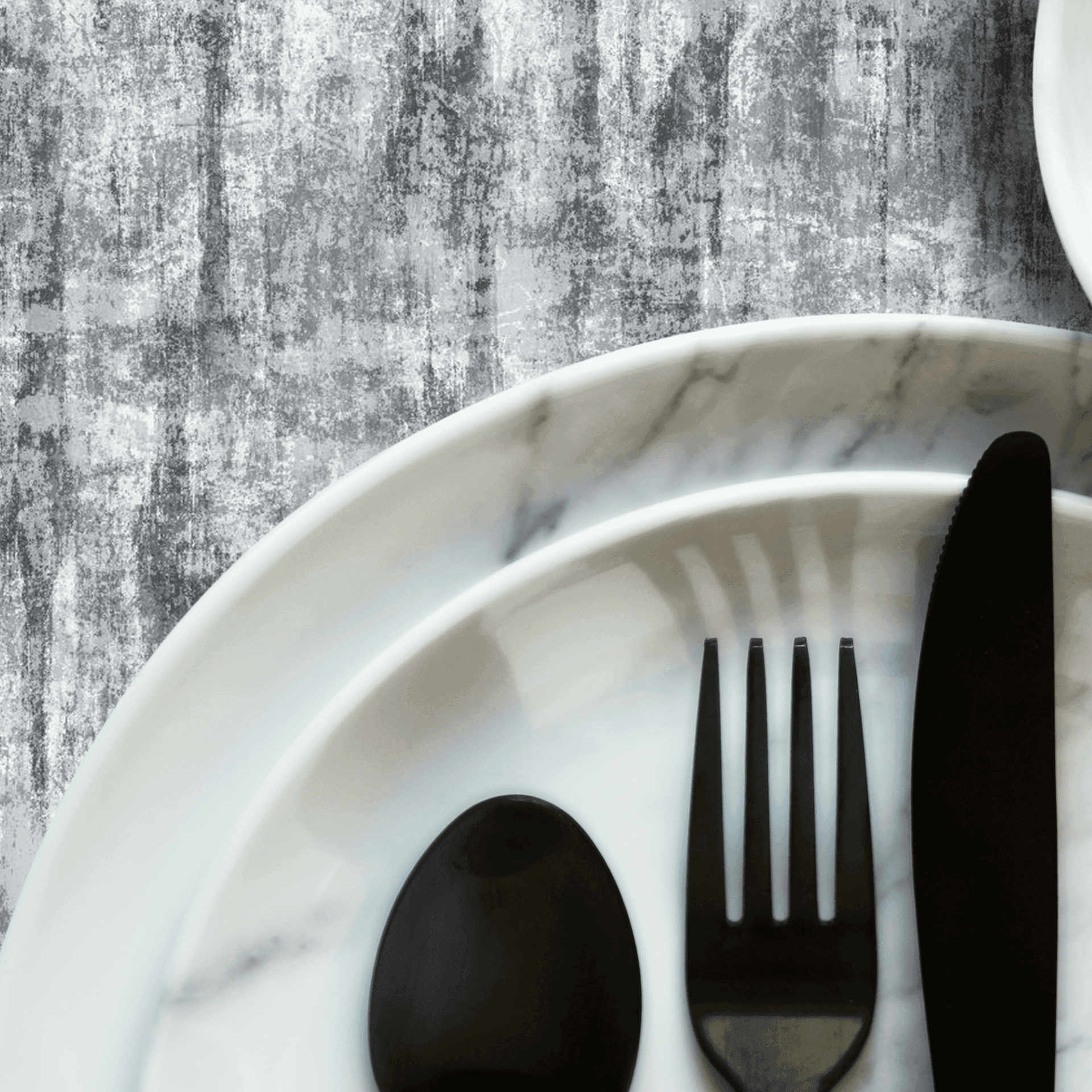 Emerson Placemat | Grey - Carolina Creekhouse Easy to Clean Premium Vinyl Mats
