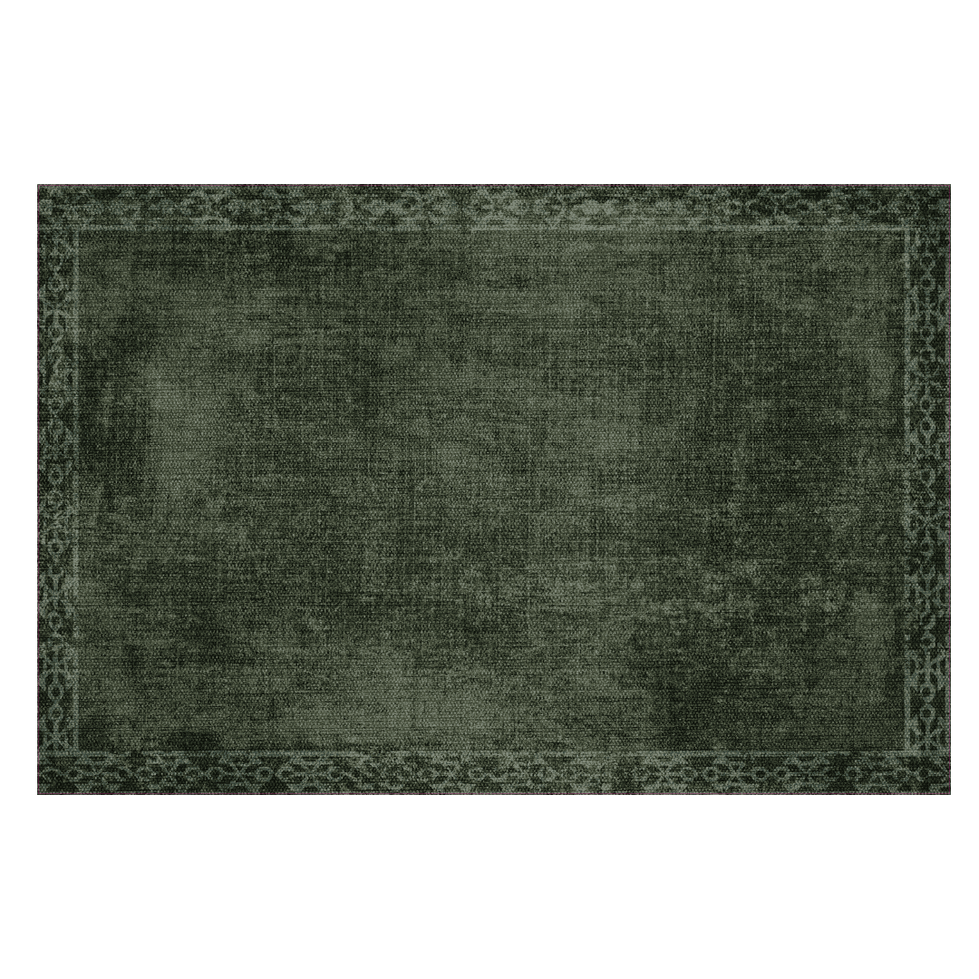 Evelyn FloorFlat | Green - Premium Vinyl Mat - Carolina Creekhouse Easy to Clean Premium Vinyl Mats