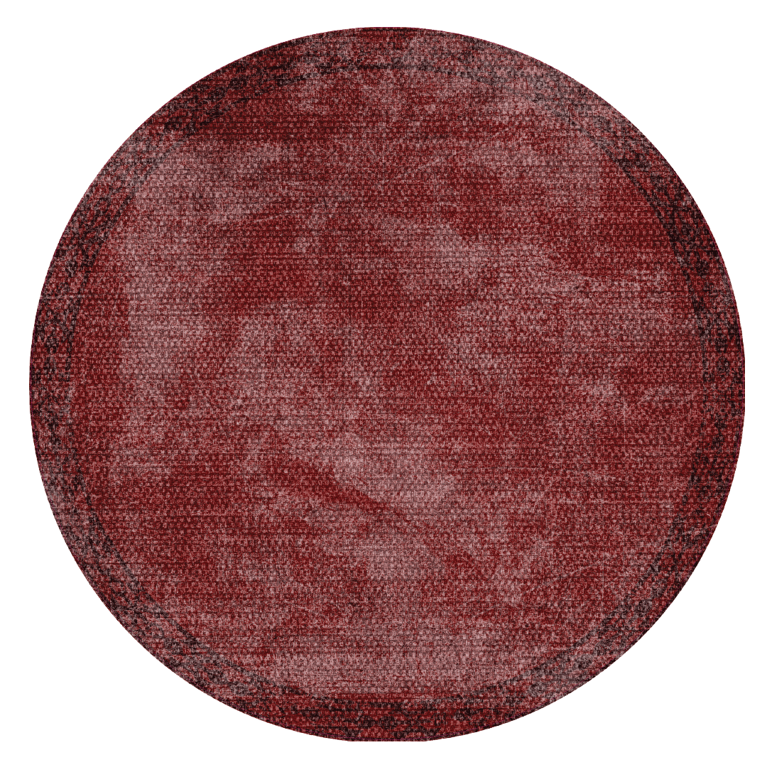 Evelyn FloorFlat | Red - Premium Vinyl Floor Mat - Carolina Creekhouse Easy to Clean Premium Vinyl Mats