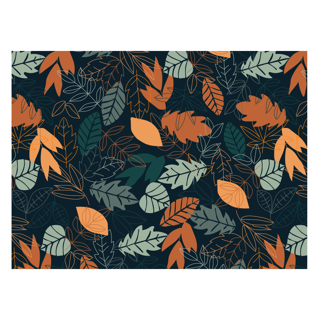 Falling For You Placemat | Dark - Carolina Creekhouse Easy to Clean Premium Vinyl Mats