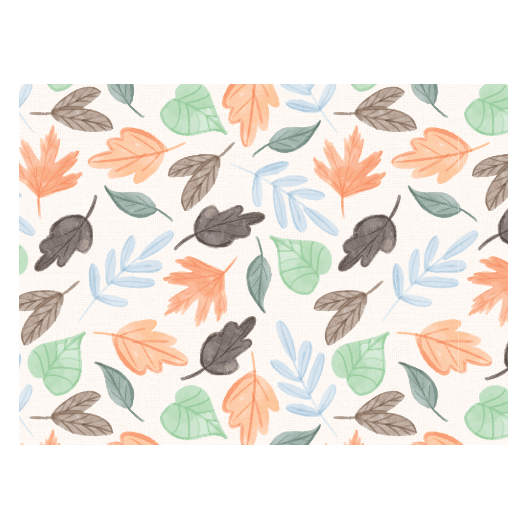 Falling For You Placemat | Light - Carolina Creekhouse Easy to Clean Premium Vinyl Mats