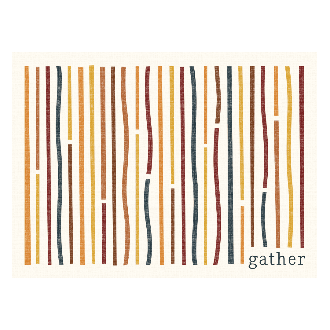 Gather & Be Thankful FloorFlat - Premium Vinyl Floor Mat - Carolina Creekhouse Easy to Clean Premium Vinyl Mats