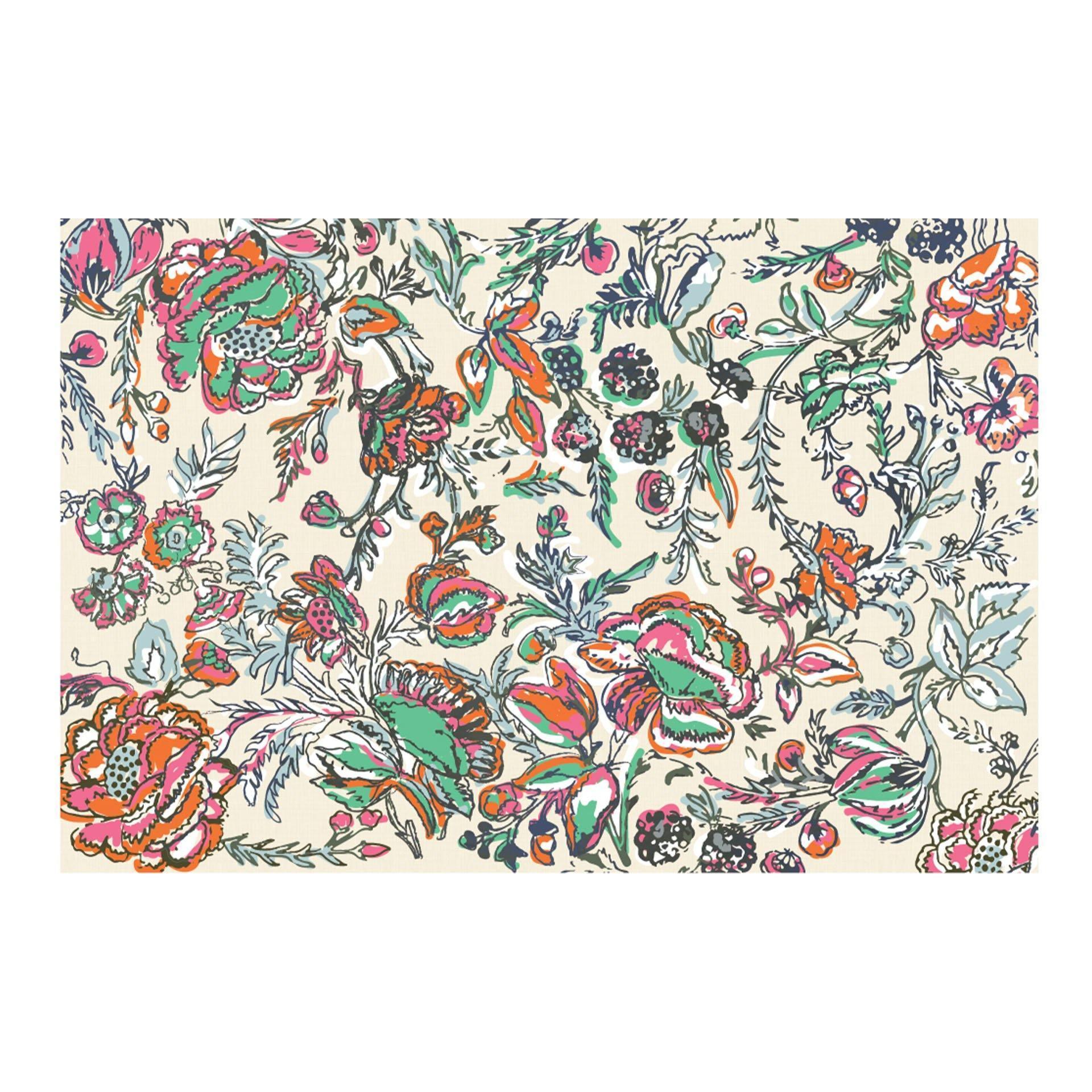 Holly Swatch | Red - Carolina Creekhouse Easy to Clean Premium Vinyl Mats