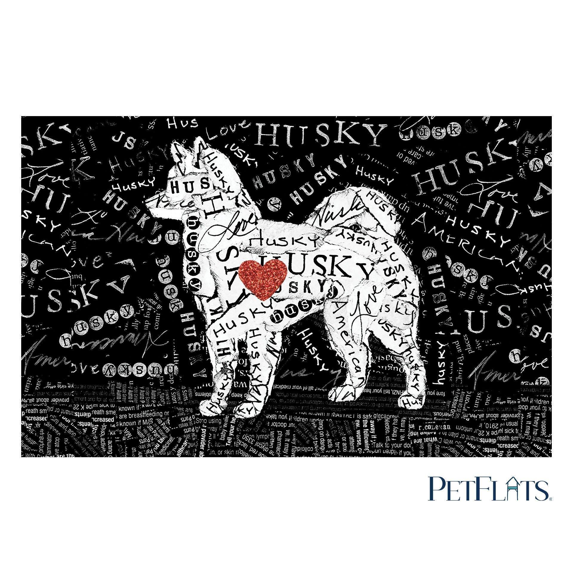 Husky PetFlat - Premium Vinyl Mat - Carolina Creekhouse Easy to Clean Premium Vinyl Mats