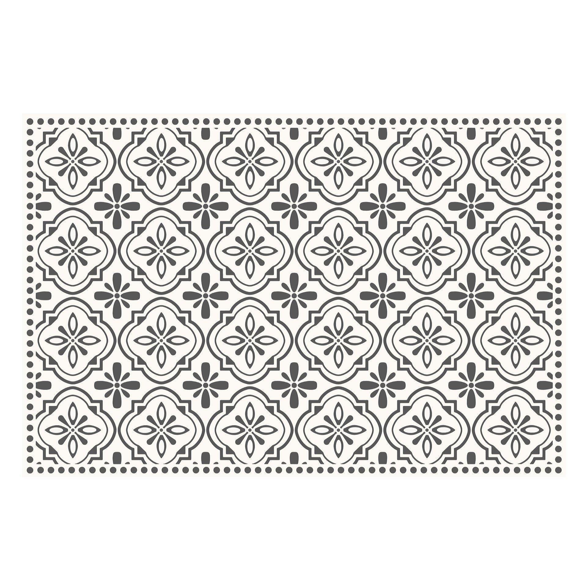 Isabella Placemat | Grey - Carolina Creekhouse Easy to Clean Premium Vinyl Mats