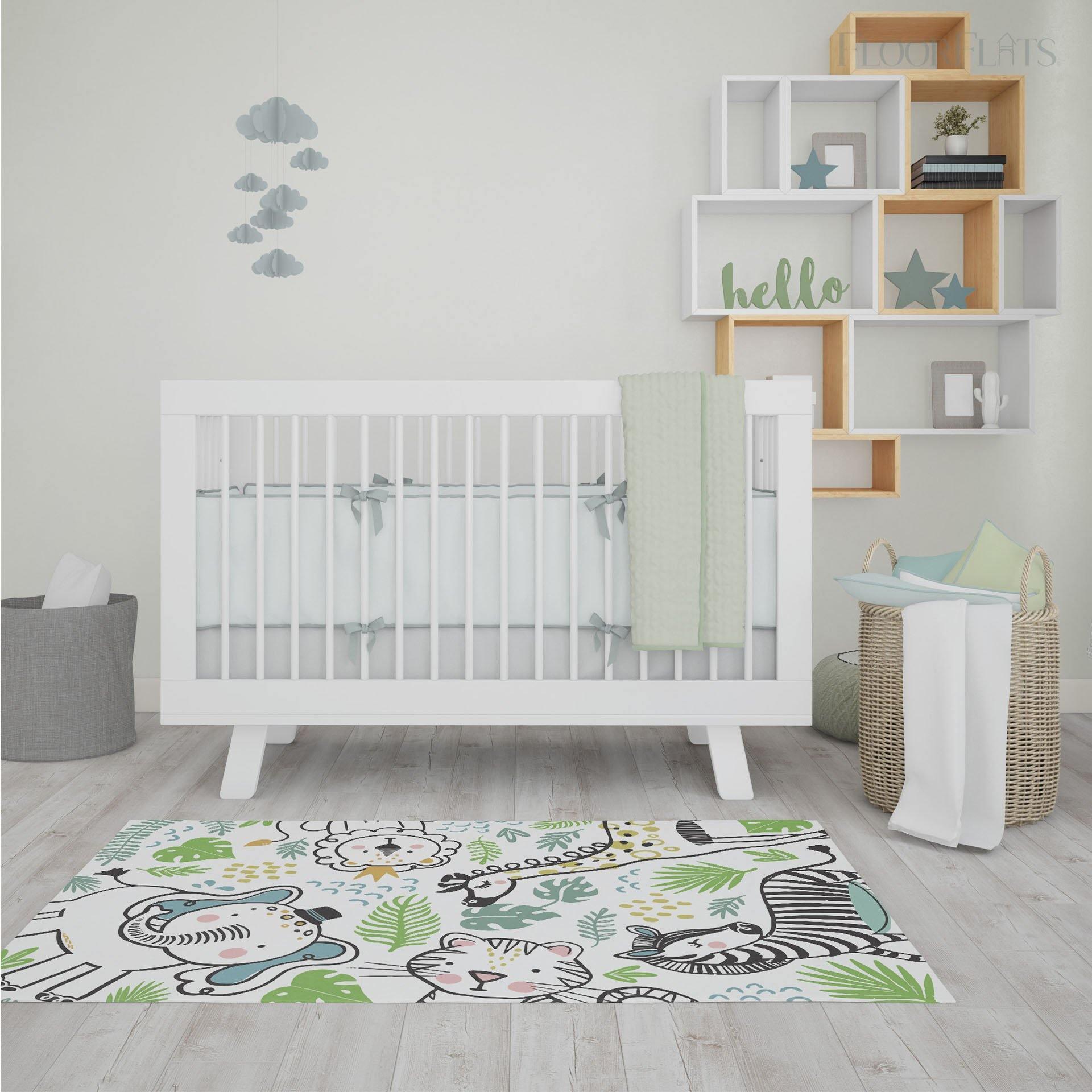 Safari Group FloorFlat | White - Premium Vinyl Mat - Carolina Creekhouse Easy to Clean Premium Vinyl Mats