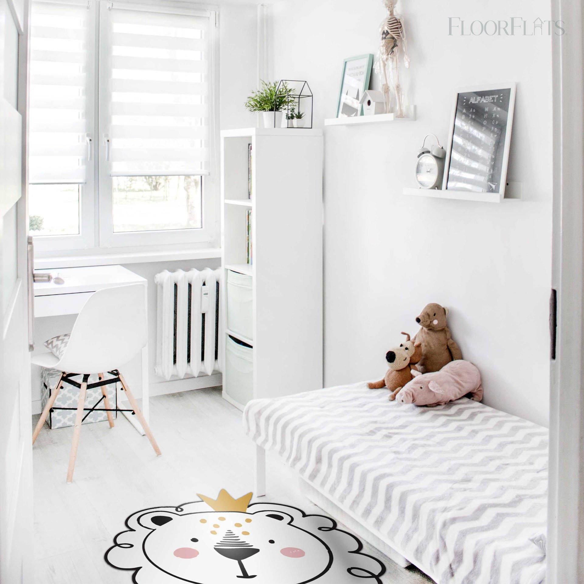 Safari Lion FloorFlat - Premium Vinyl Mat - Carolina Creekhouse Easy to Clean Premium Vinyl Mats