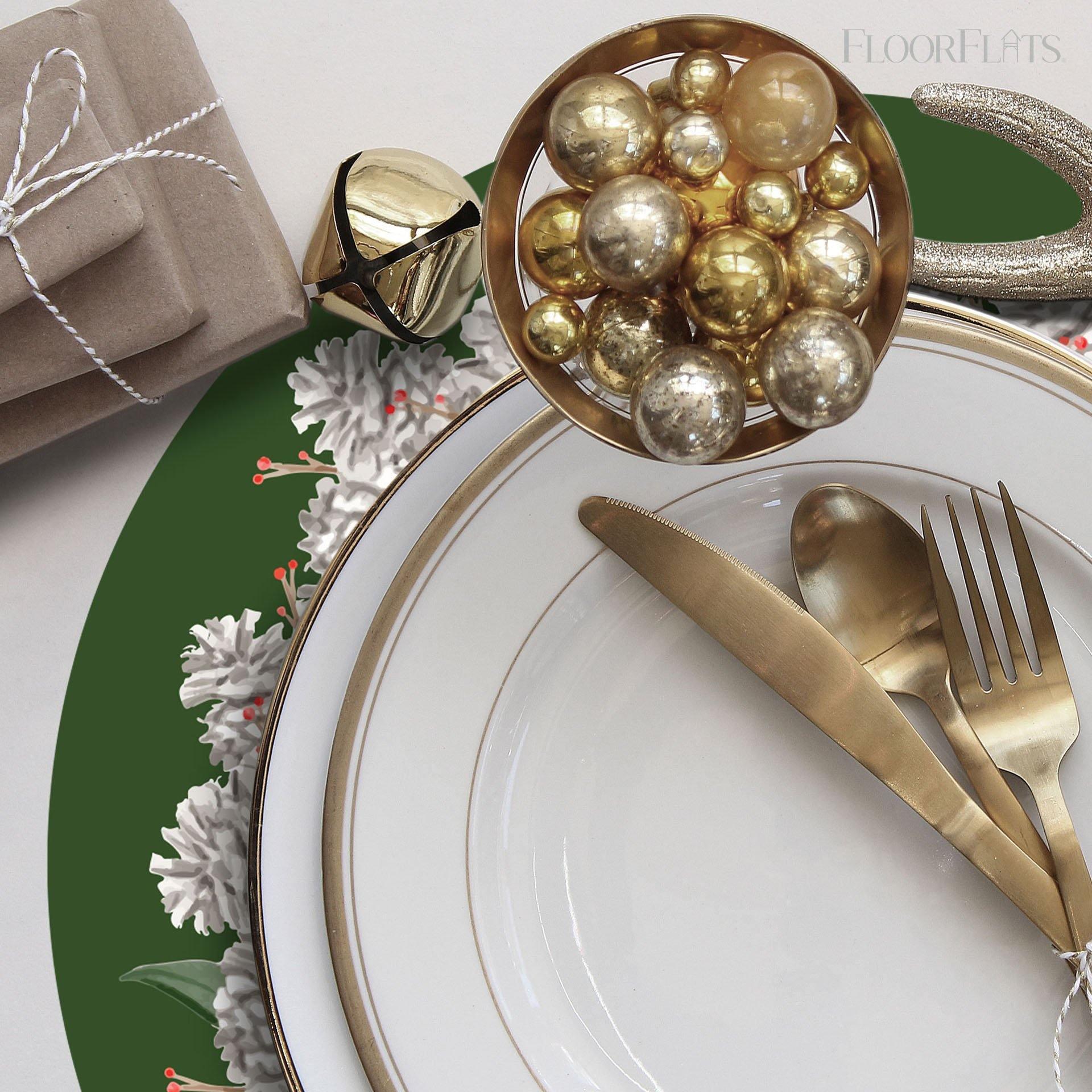 Wreath Placemat - Carolina Creekhouse Easy to Clean Premium Vinyl Mats