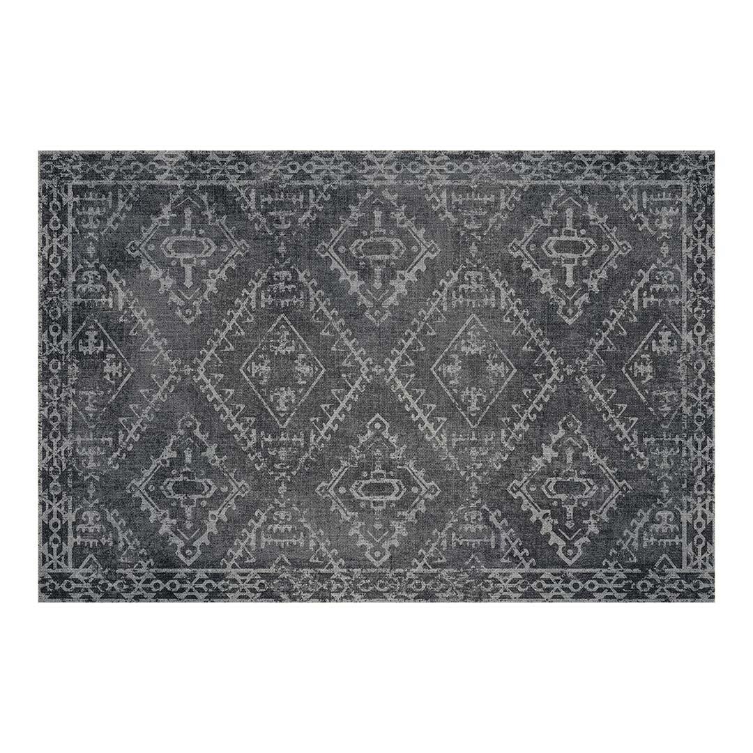 McCall Swatch | Charcoal - Carolina Creekhouse Easy to Clean Premium Vinyl Mats