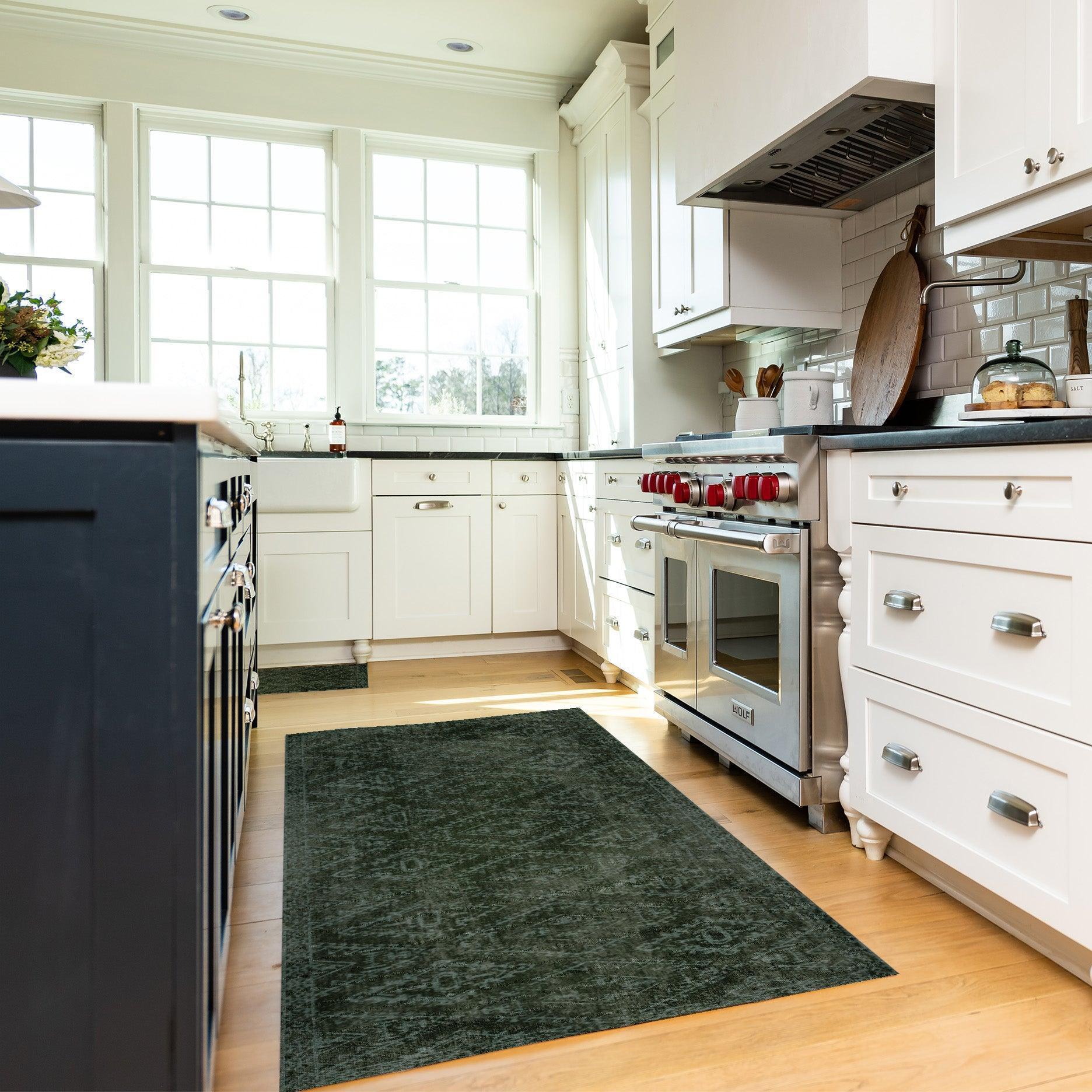 McCall FloorFlat | Green - Premium Vinyl Mat - Carolina Creekhouse Easy to Clean Premium Vinyl Mats