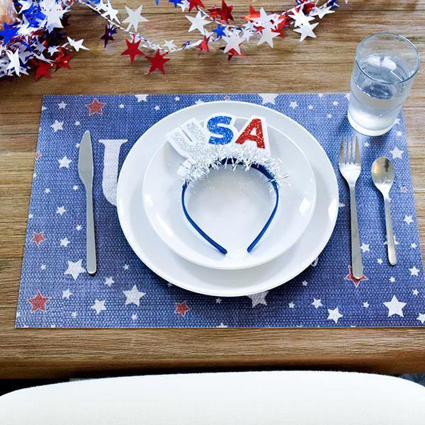 USA Placemat - Carolina Creekhouse Easy to Clean Premium Vinyl Mats