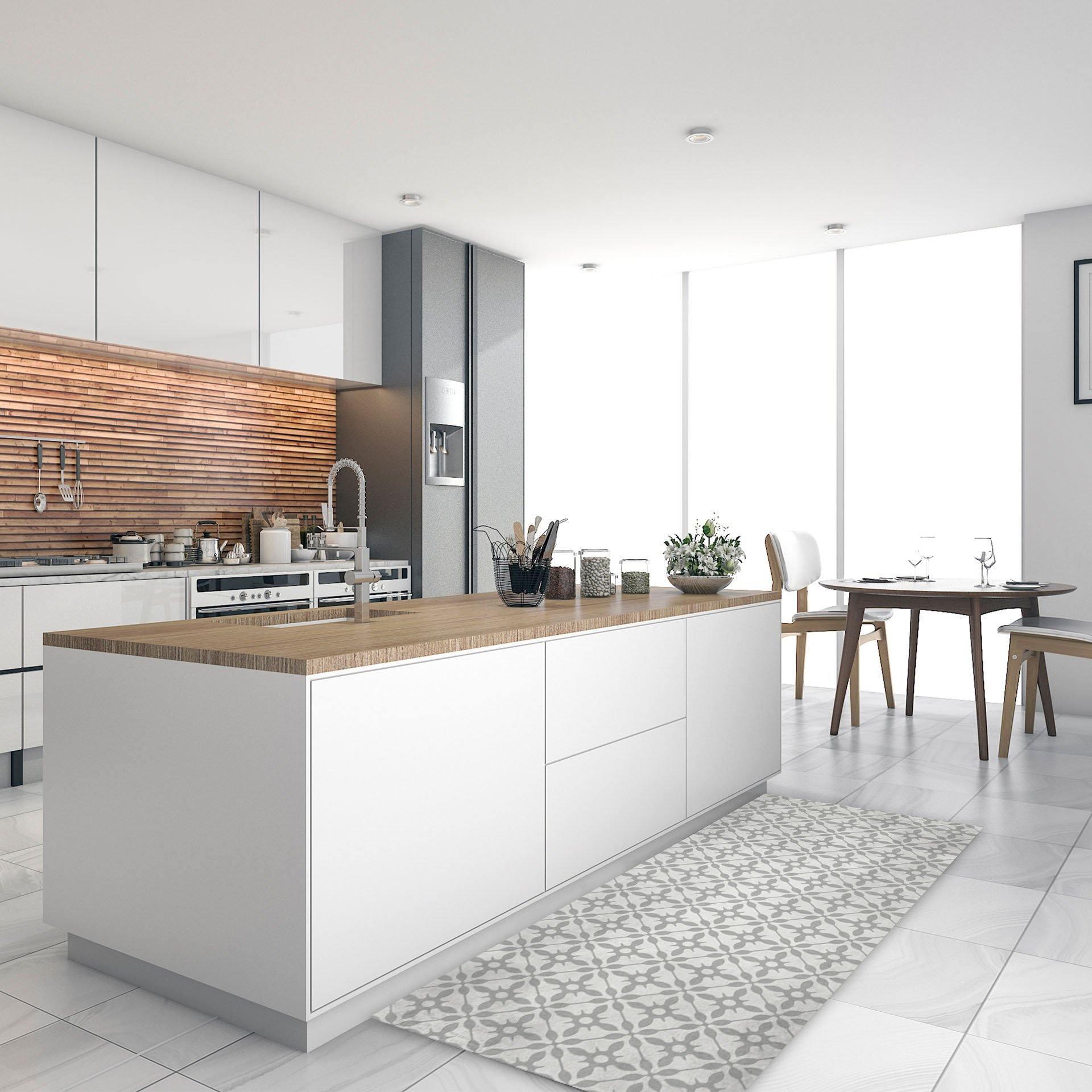 Rachel FloorFlat - Premium Vinyl Mat - Carolina Creekhouse Easy to Clean Premium Vinyl Mats