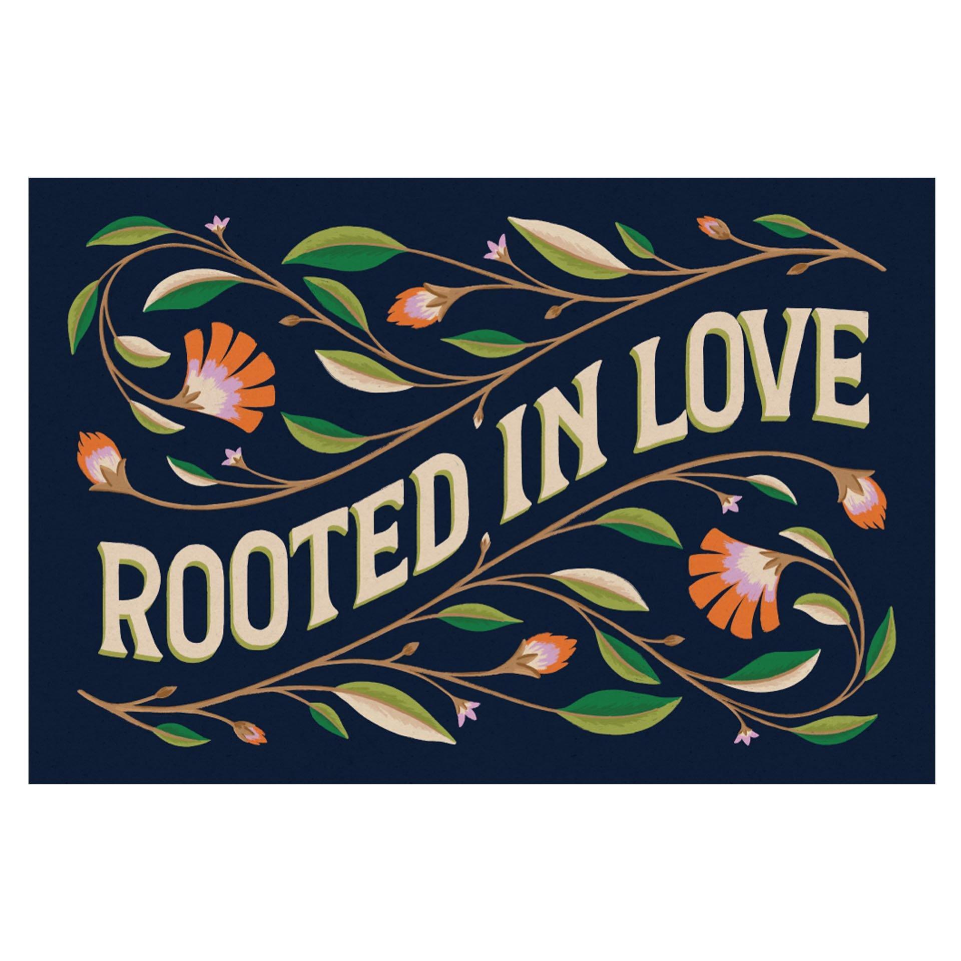 Rooted FloorFlat - Premium Vinyl Mat - Carolina Creekhouse Easy to Clean Premium Vinyl Mats