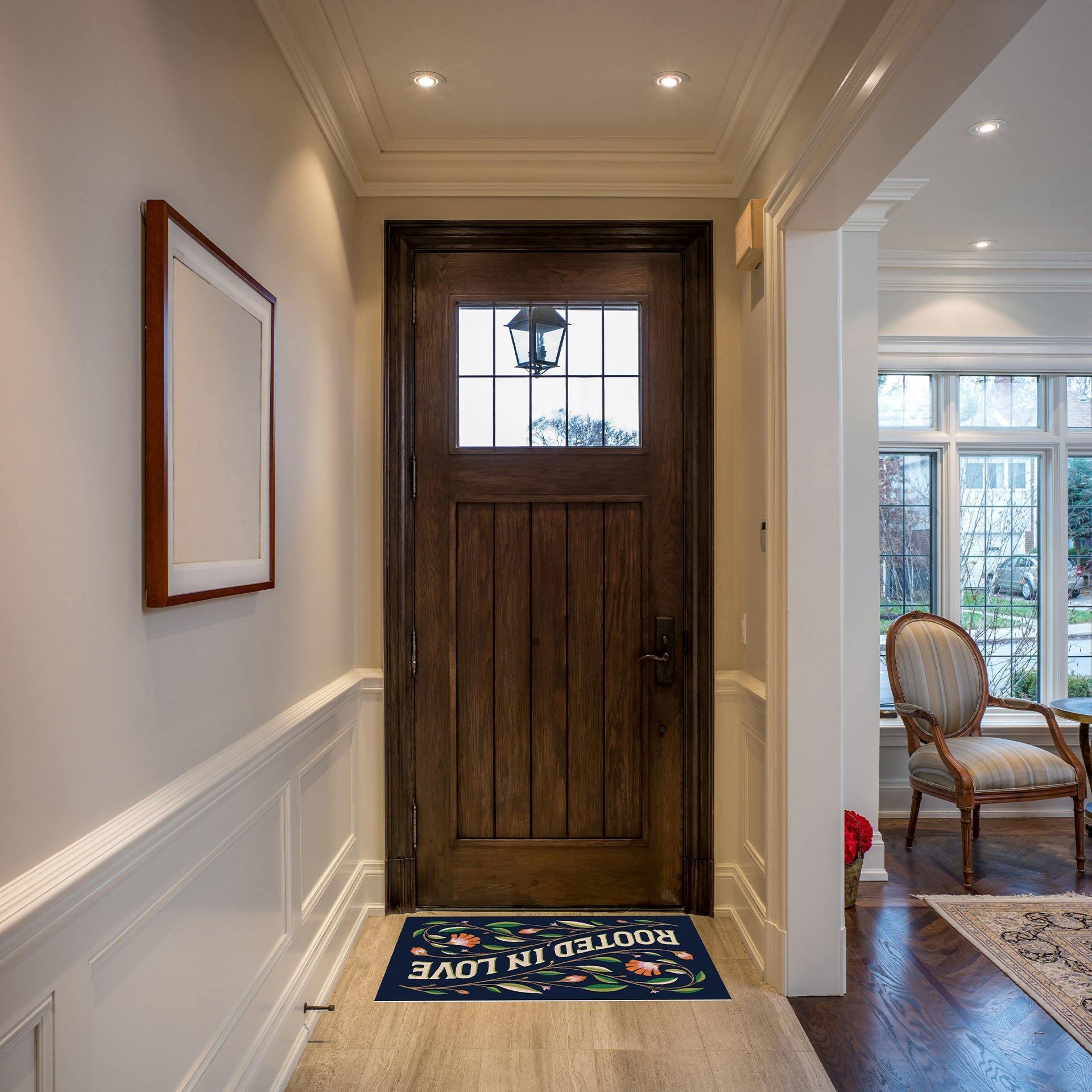 Rooted FloorFlat - Premium Vinyl Mat - Carolina Creekhouse Easy to Clean Premium Vinyl Mats