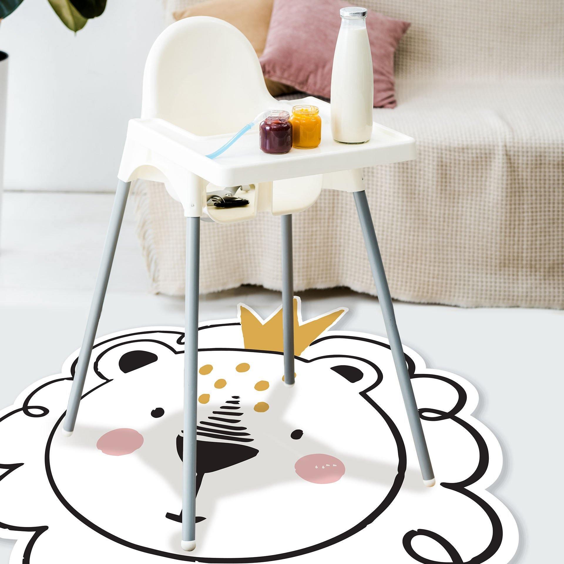 Safari Lion FloorFlat - Premium Vinyl Mat - Carolina Creekhouse Easy to Clean Premium Vinyl Mats