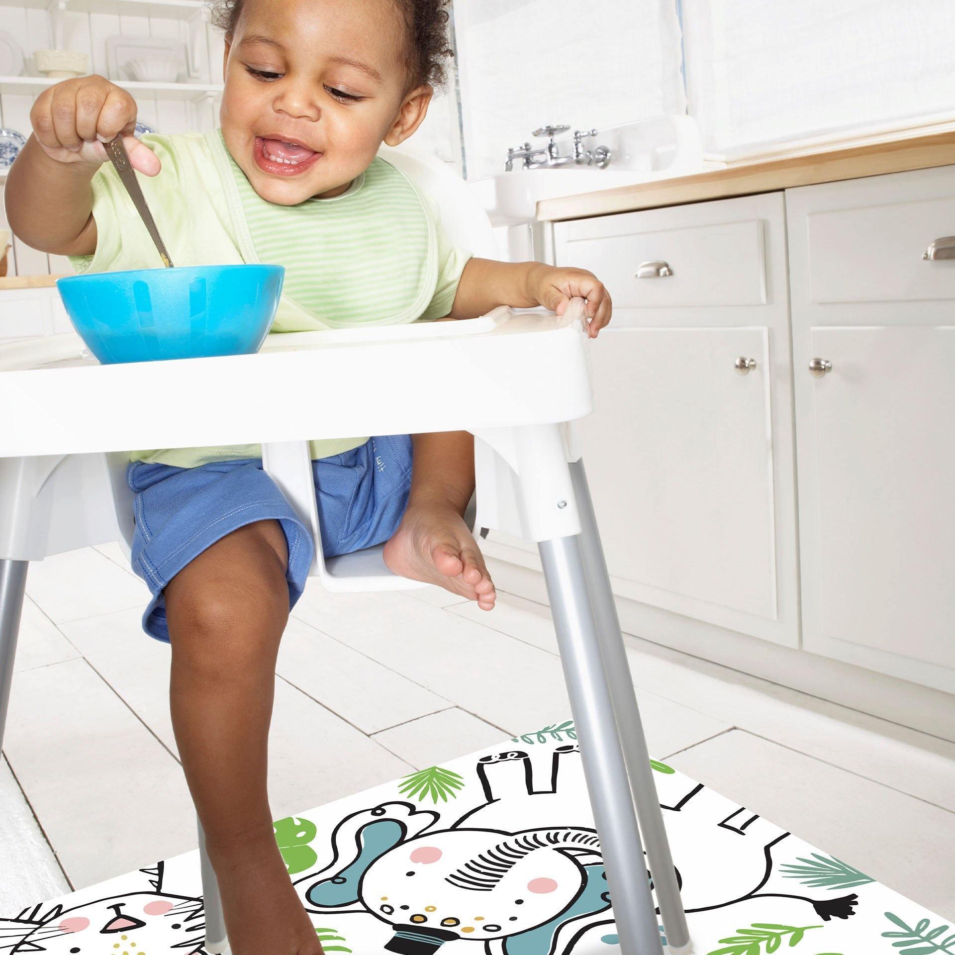 Safari Group FloorFlat | White - Premium Vinyl Mat - Carolina Creekhouse Easy to Clean Premium Vinyl Mats