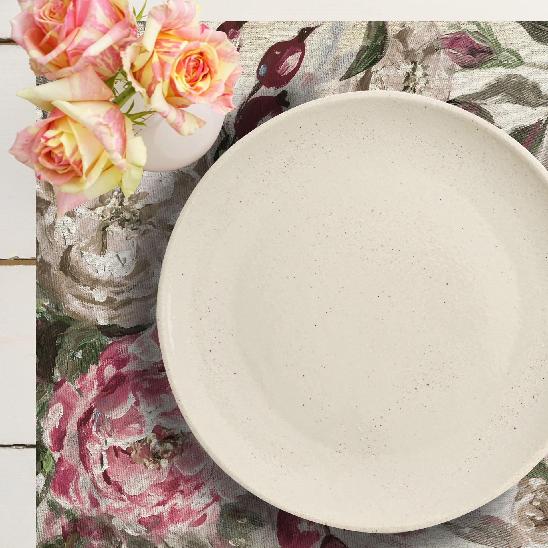 Scarlett Placemat | Maroon - Carolina Creekhouse Easy to Clean Premium Vinyl Mats