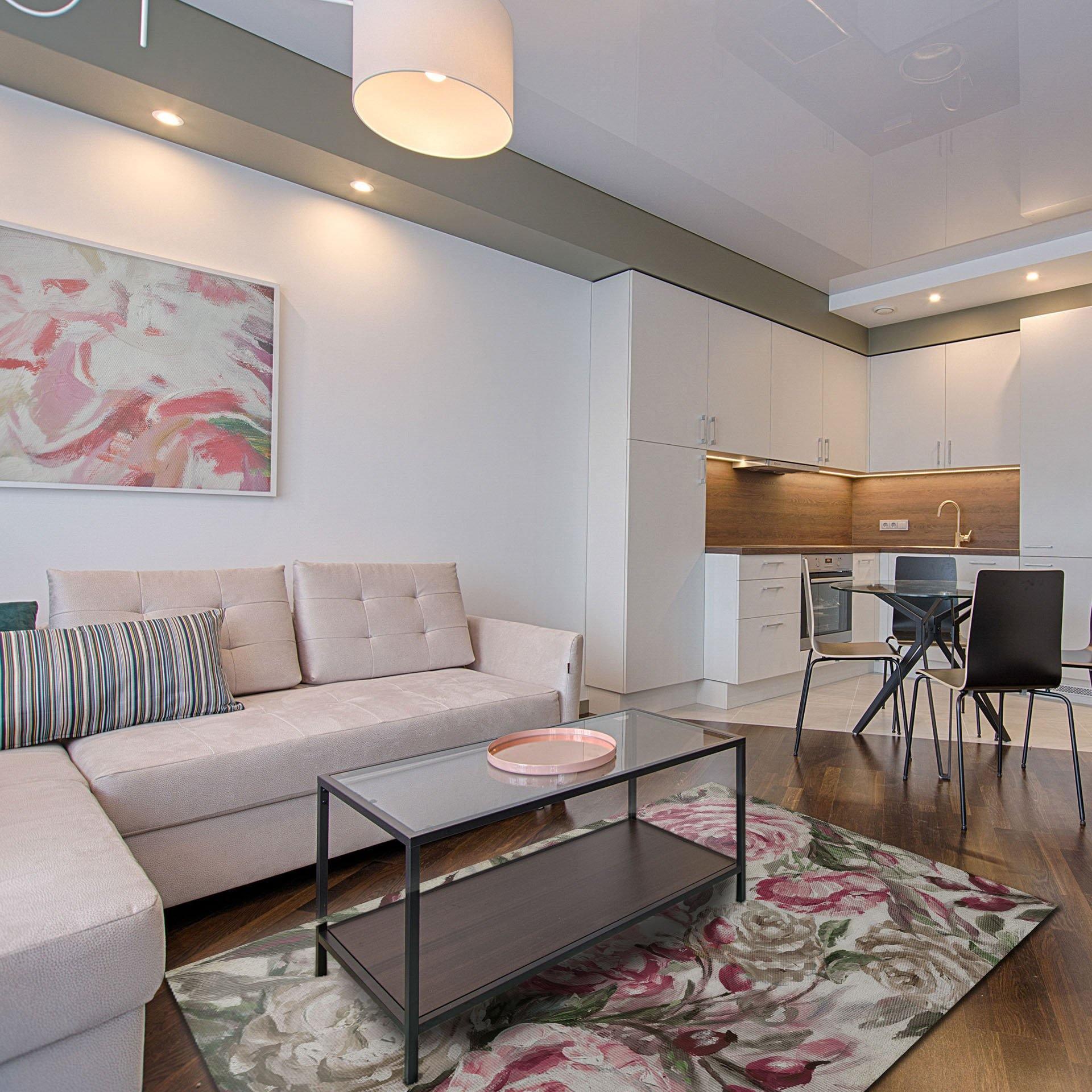 Scarlett FloorFlat | Maroon - Premium Vinyl Mat - Carolina Creekhouse Easy to Clean Premium Vinyl Mats