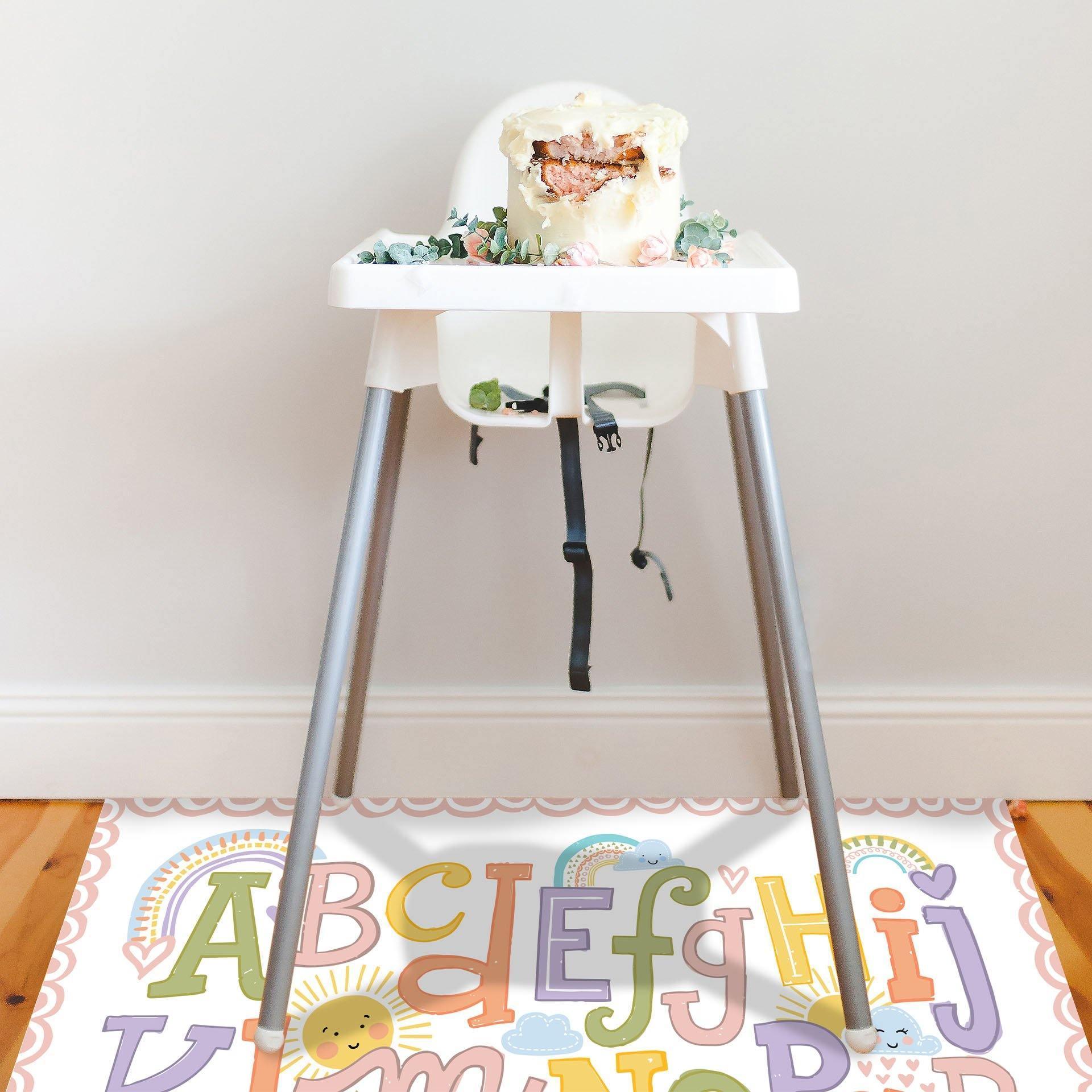 Sunshine Alphabet FloorFlat - Premium Vinyl Mat - Carolina Creekhouse Easy to Clean Premium Vinyl Mats