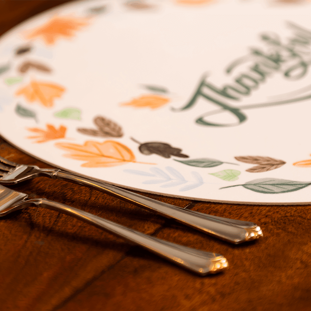 Thankful Placemat - Carolina Creekhouse Easy to Clean Premium Vinyl Mats