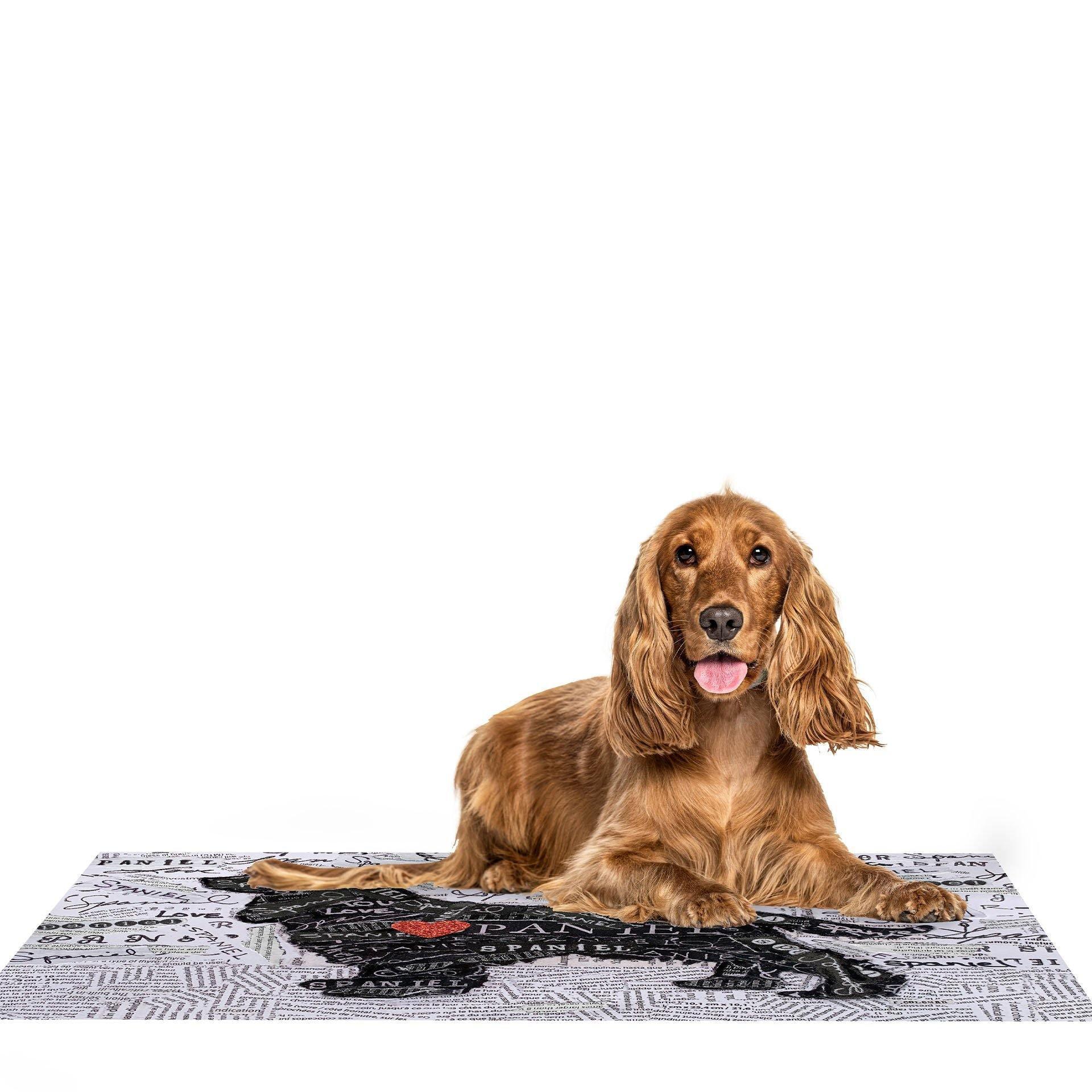 Spaniel PetFlat - Premium Vinyl Mat - Carolina Creekhouse Easy to Clean Premium Vinyl Mats