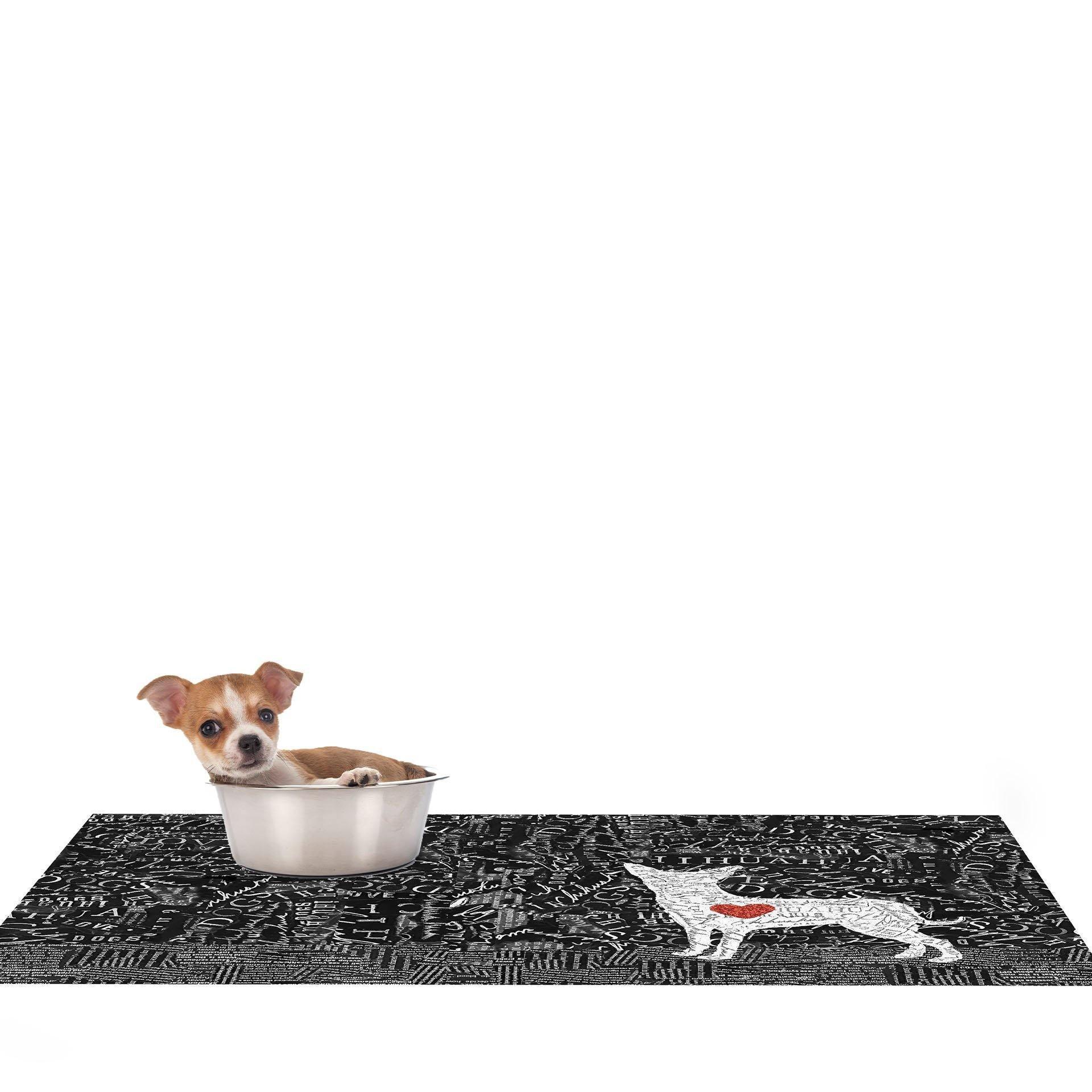 Custom Chihuahua PetFlat - Premium Vinyl Mat - Carolina Creekhouse Easy to Clean Premium Vinyl Mats