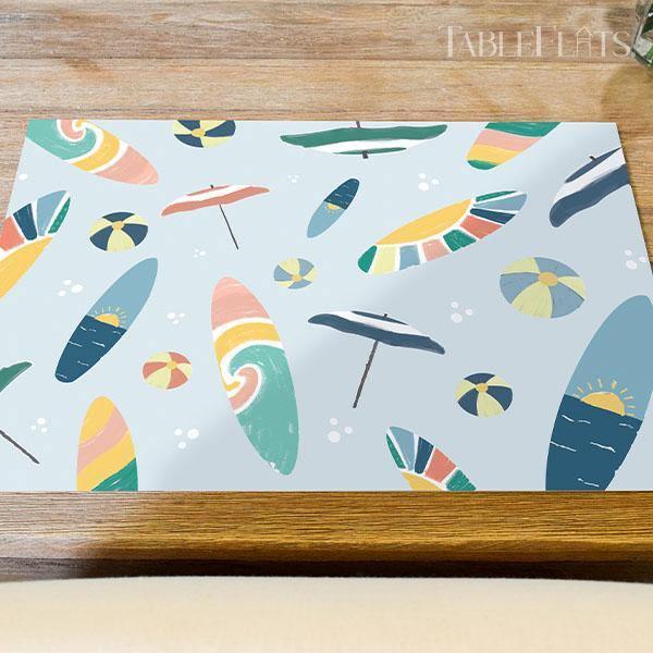Malibu Placemat - Carolina Creekhouse Easy to Clean Premium Vinyl Mats