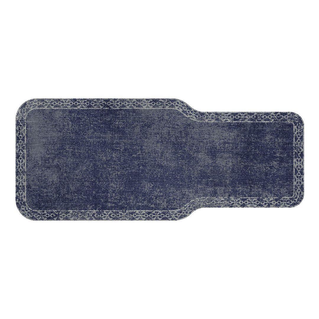 Evelyn Keyboard Pad OfficeFlat | Navy - Premium Vinyl Mat - Carolina Creekhouse Easy to Clean Premium Vinyl Mats
