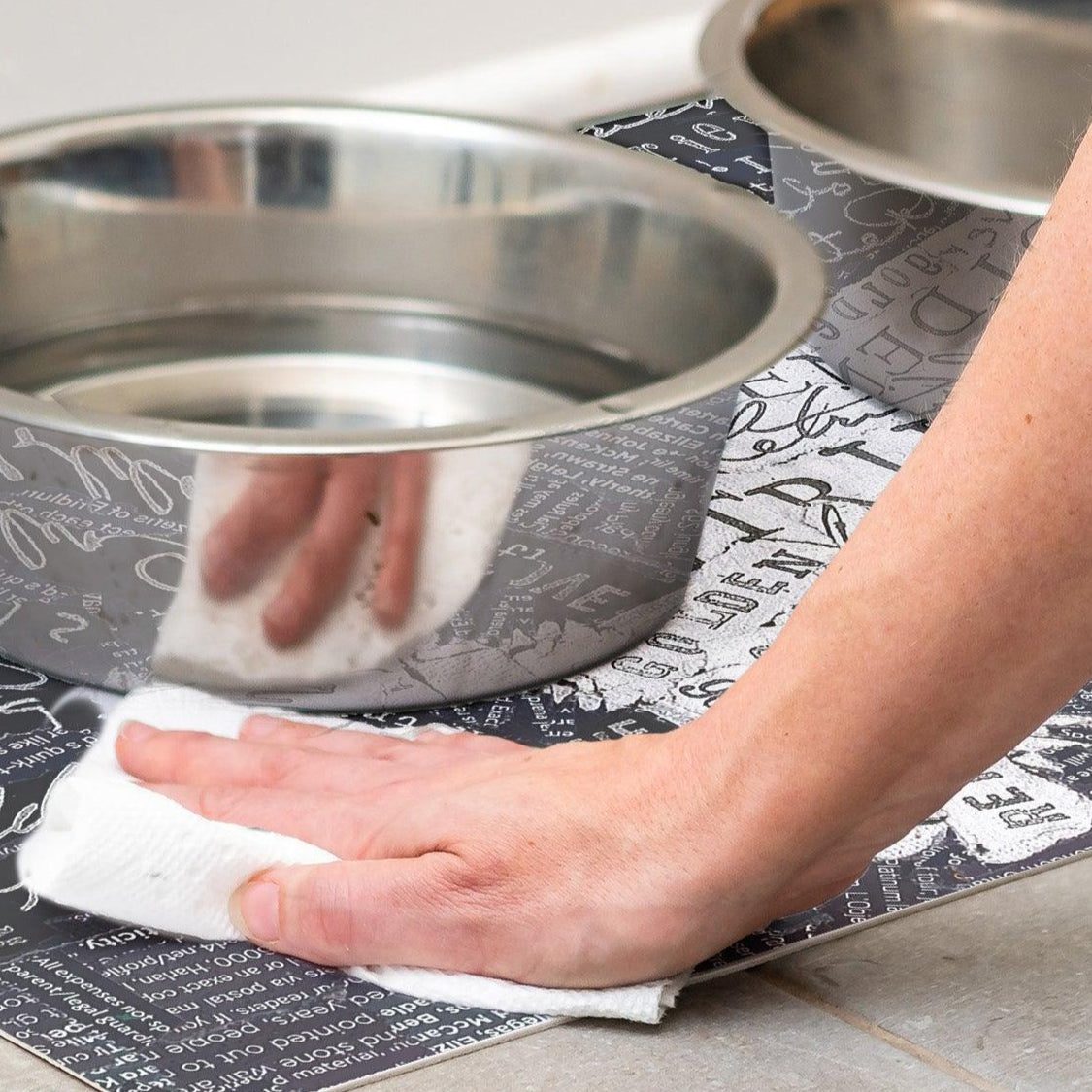 Golden Retriever PetFlat - Premium Vinyl Mat - Carolina Creekhouse Easy to Clean Premium Vinyl Mats