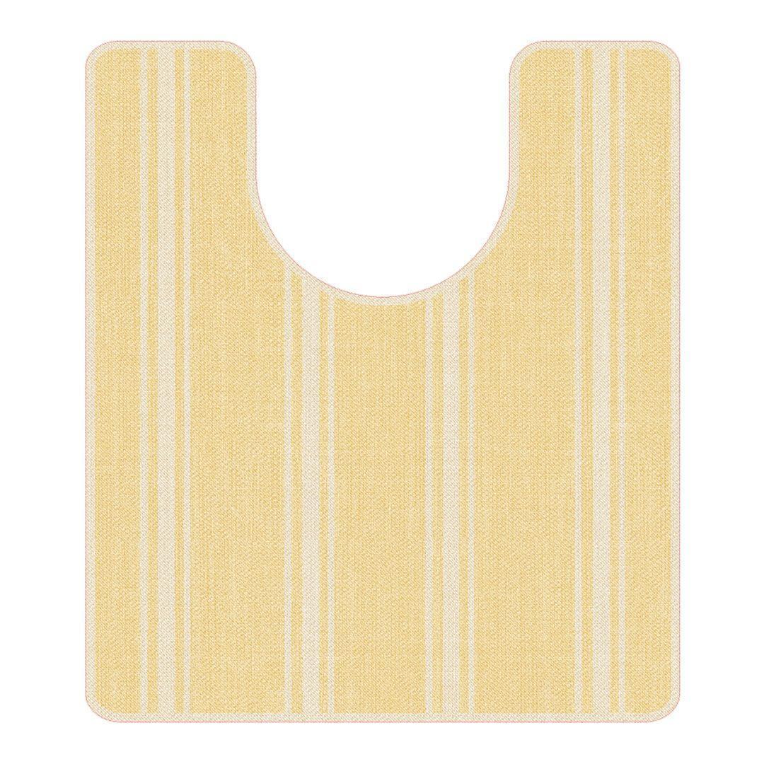 John ToiletFlat | Yellow - Carolina Creekhouse Easy to Clean Premium Vinyl Mats
