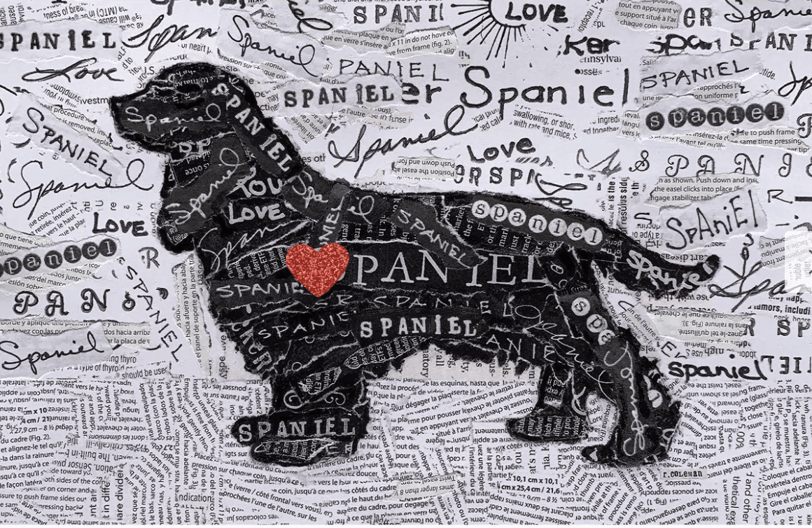 Spaniel PetFlat 18x28 - *Final Sale* PERFECT - Carolina Creekhouse Easy to Clean Premium Vinyl Mats