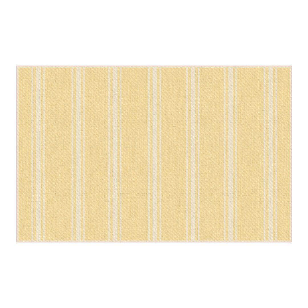 John FloorFlat | Yellow - Premium Vinyl Mat - Carolina Creekhouse Easy to Clean Premium Vinyl Mats