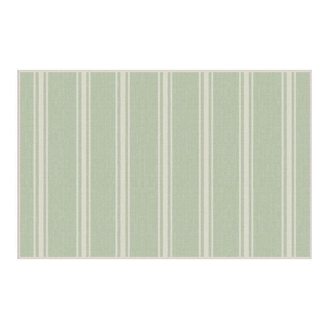 John FloorFlat | Green - Premium Vinyl Mat - Carolina Creekhouse Easy to Clean Premium Vinyl Mats