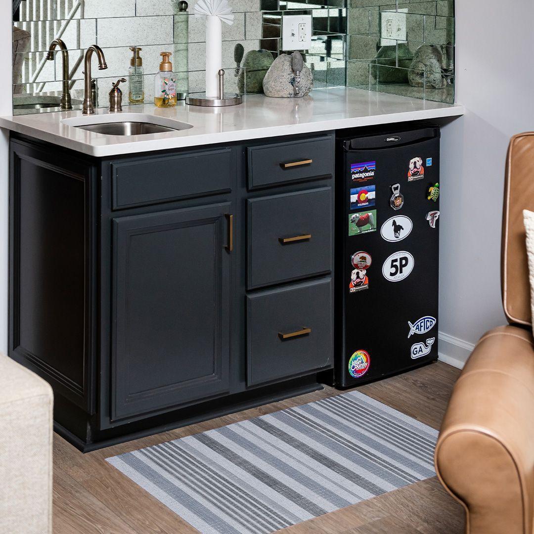 Taylor FloorFlat | Blue - Premium Vinyl Floor Mat - Carolina Creekhouse Easy to Clean Premium Vinyl Mats