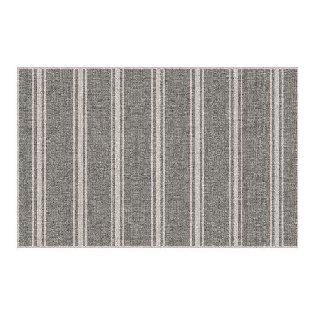 John FloorFlat | Charcoal - Carolina Creekhouse Easy to Clean Premium Vinyl Mats