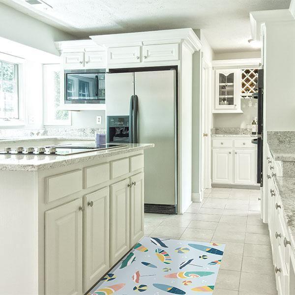 Malibu FloorFlat - Premium Vinyl Mat - Carolina Creekhouse Easy to Clean Premium Vinyl Mats