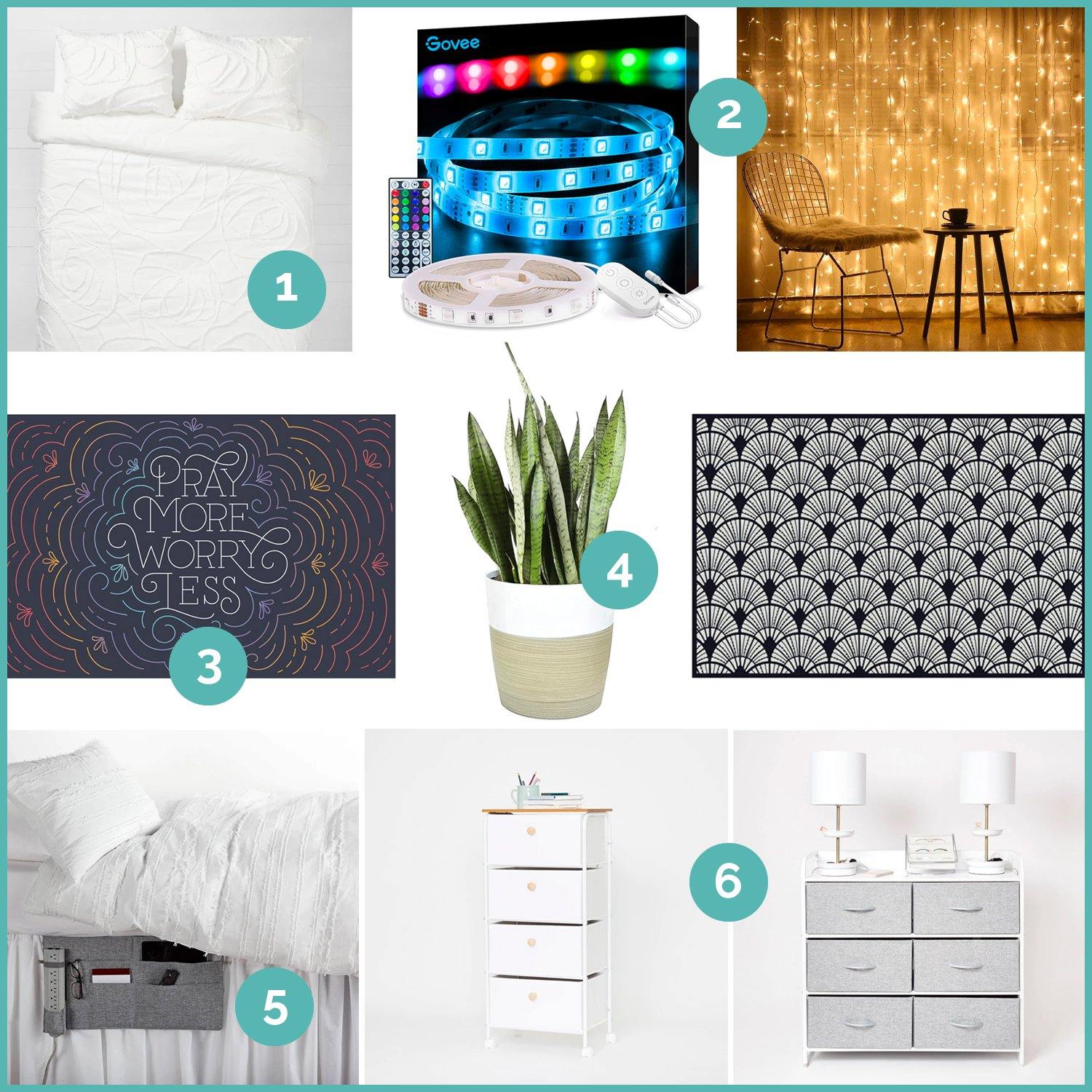 Dorm Room Organizing and Styling for the University-Bound! - Carolina Creekhouse Easy to Clean Premium Vinyl Mats
