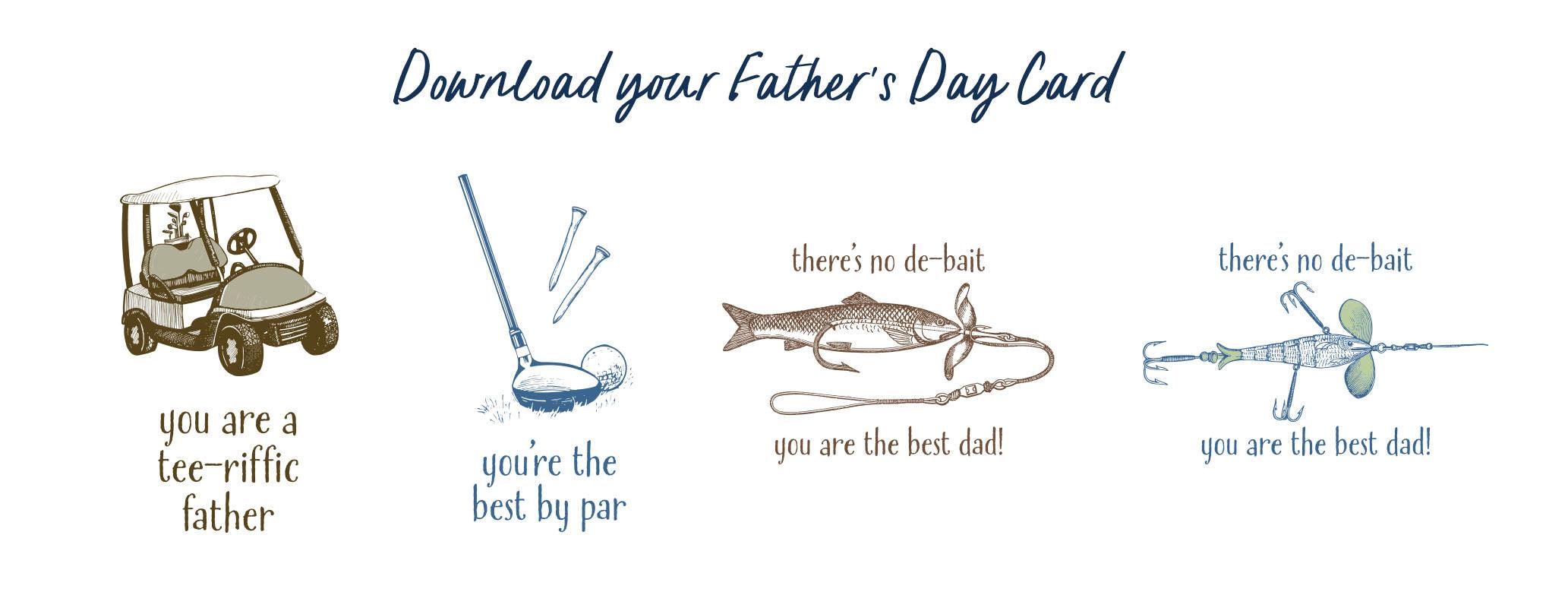 Happy Father's Day - Carolina Creekhouse Easy to Clean Premium Vinyl Mats