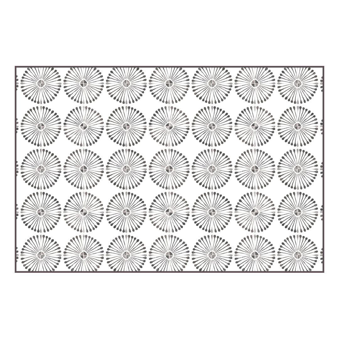 Mallory White 2x5 FloorFlat - *Final Sale* PERFECT - Carolina Creekhouse Easy to Clean Premium Vinyl Mats