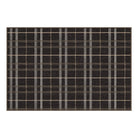 Paula Black 3x5 Floorflat - *Final Sale* NOT PERFECT - Carolina Creekhouse Easy to Clean Premium Vinyl Mats