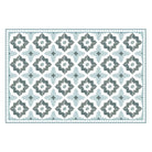 Sarah Blue 2.5x6.5 FloorFlat- *Final Sale* NOT PERFECT - Carolina Creekhouse Easy to Clean Premium Vinyl Mats