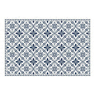 Isabella FloorFlat | Navy - Carolina Creekhouse Easy to Clean Premium Vinyl Mats 