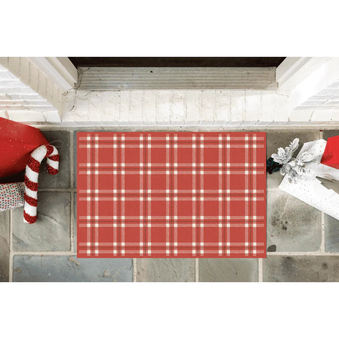 Noelle FloorFlat | Red - Premium Vinyl Mat – Carolina Creekhouse
