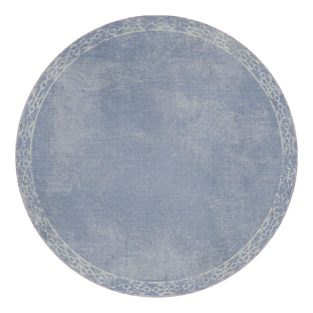 Evelyn Placemat | Blue - Carolina Creekhouse Easy to Clean Premium Vinyl Mats 