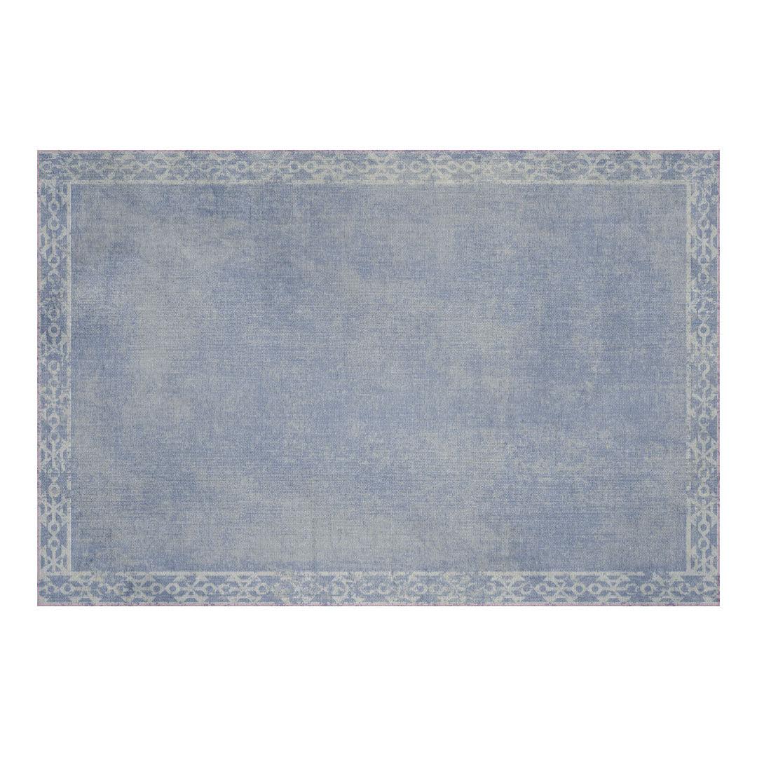 Evelyn Placemat | Blue - Carolina Creekhouse Easy to Clean Premium Vinyl Mats
