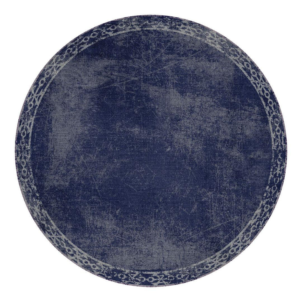 Evelyn Placemat | Navy - Carolina Creekhouse Easy to Clean Premium Vinyl Mats 