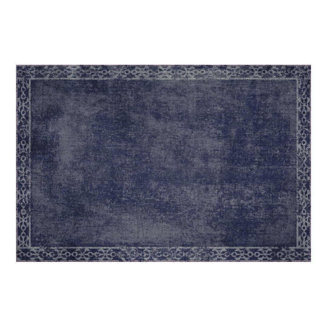 Evelyn Placemat | Navy - Carolina Creekhouse Easy to Clean Premium Vinyl Mats