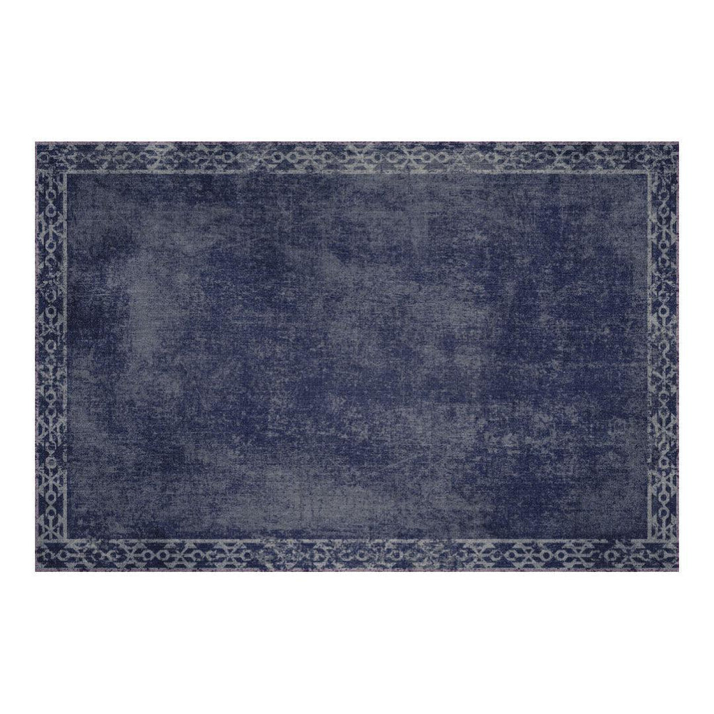 Evelyn Placemat | Navy - Carolina Creekhouse Easy to Clean Premium Vinyl Mats 