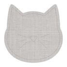 Linen Cat PetFlat | Grey - Premium Vinyl Mat - Carolina Creekhouse Easy to Clean Premium Vinyl Mats